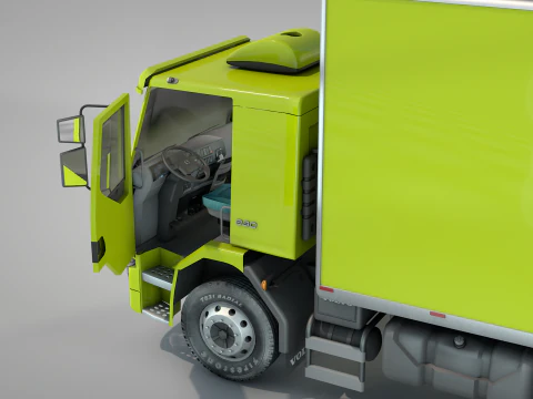 Volvo Truck Box 3D Model