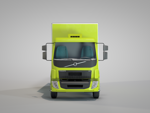 Volvo Truck Box 3D Model