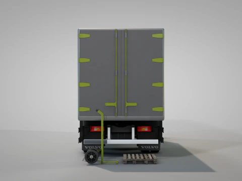 Volvo Truck Box 3D Model