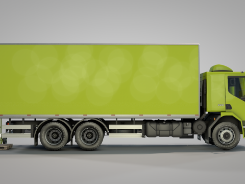 Volvo Truck Box 3D Model