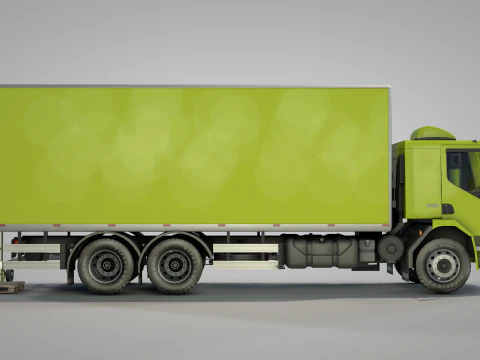 Volvo Truck Box 3D Model