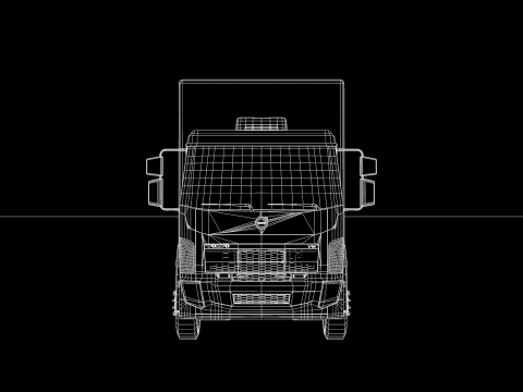 Volvo Truck Box 3D Model