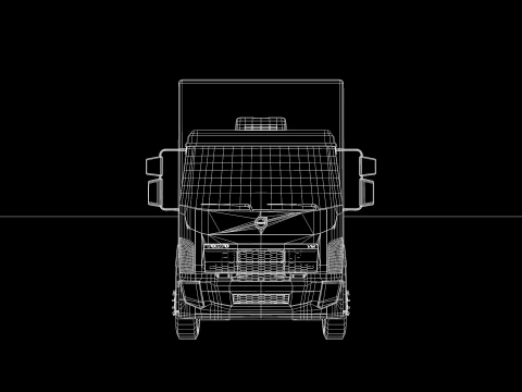 Volvo Truck Box 3D Model