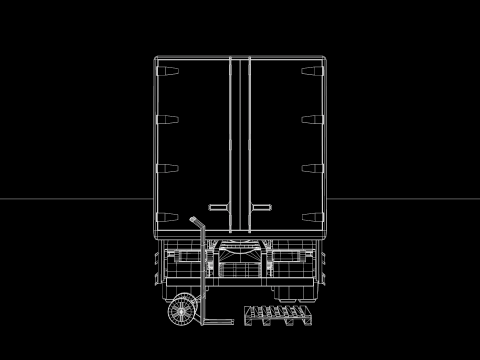 Volvo Truck Box 3D Model
