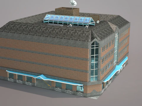 Gallery Building 3D Model