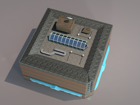 Gallery Building 3D Model