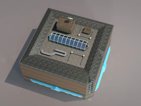 Gallery Building 3D Model
