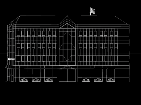 Gallery Building 3D Model
