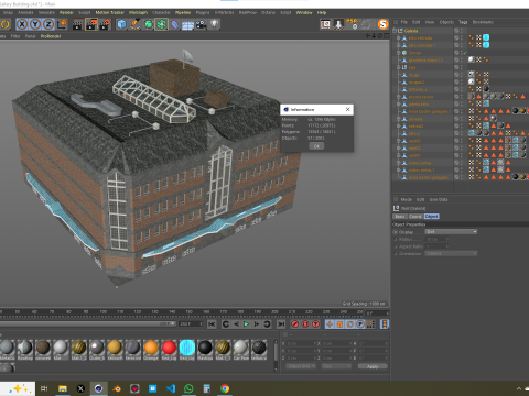 Gallery Building 3D Model
