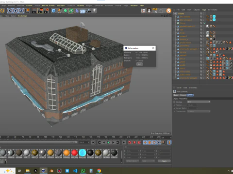 Gallery Building 3D Model