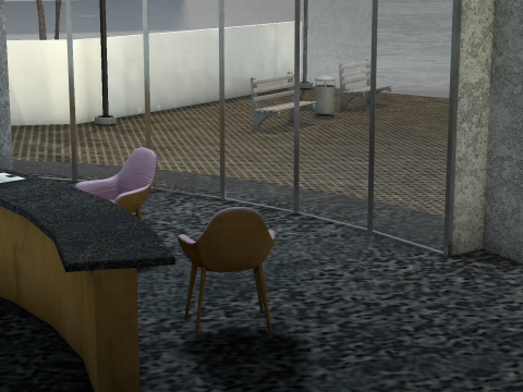 Commercial Cylindrical Building 3D 모델
