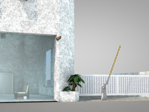 Apartment Building Floors 14 Modelo 3D