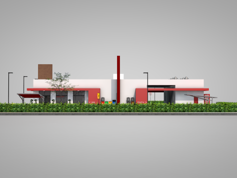 Burger Shopping 3D मॉडल