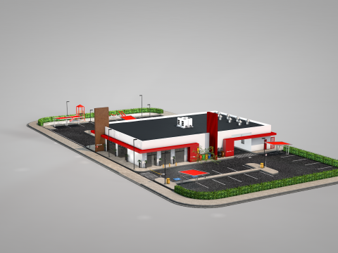 Burger Shopping 3D मॉडल