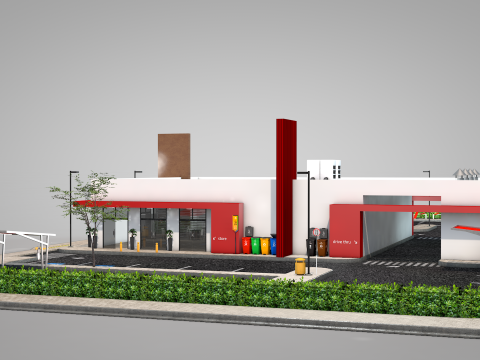 Burger Shopping 3D मॉडल