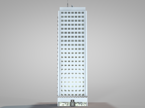 Apartment Building OS 3D Model