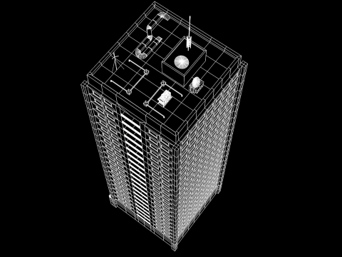 Apartment Building OS 3D Model