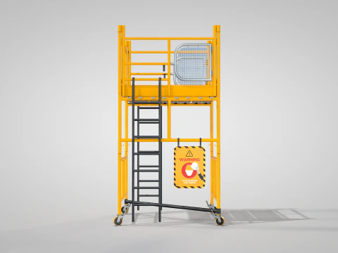 Construction Scaffolding 3D Model
