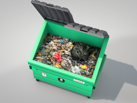 Garbage Container 3D-Modell