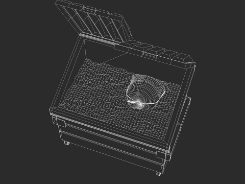 Garbage Container 3D Model