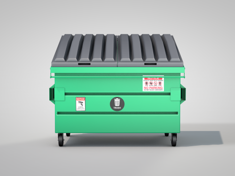 Garbage Container 3D-Modell