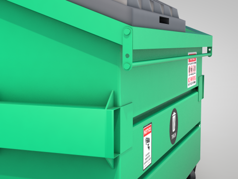 Garbage Container 3D-Modell
