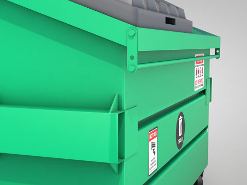 Garbage Container 3D Model