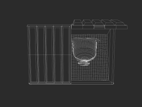 Garbage Container 3D Model