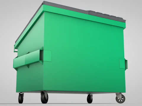 Garbage Container 3D Model