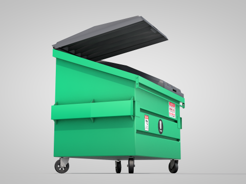 Garbage Container 3D-Modell