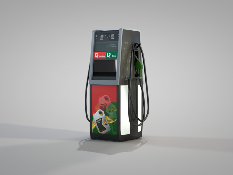Fuel Pump Gas Modelo 3D