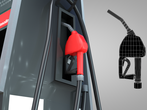Fuel Pump Gas Modelo 3D