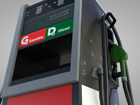 Fuel Pump Gas Modelo 3D