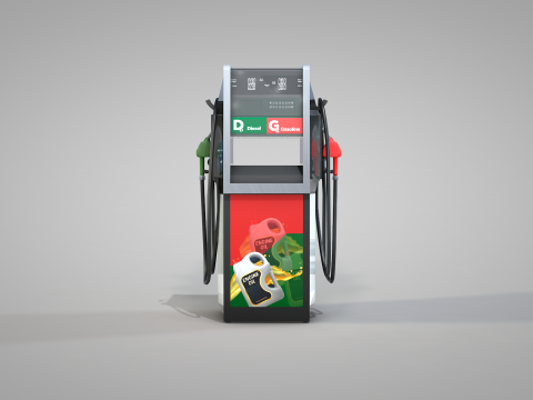 Fuel Pump Gas Modelo 3D