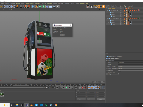 Fuel Pump Gas Modelo 3D