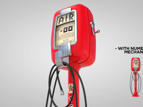 Contatore d'aria ecologico Modello 3D