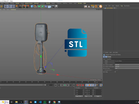 Eco Air Meter 3D Model