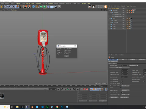 Eco Air Meter 3D Model