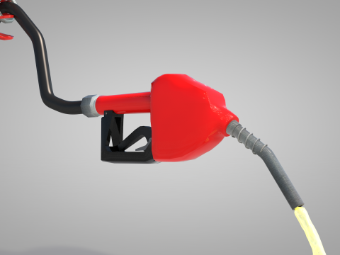 Fuel Nozzle Red Modelo 3D
