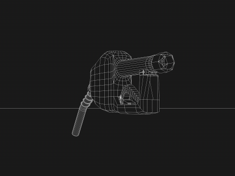 Fuel Nozzle Red Modelo 3D