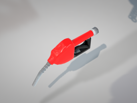Fuel Nozzle Red Modelo 3D