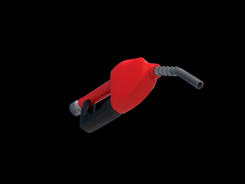 Fuel Nozzle Red Modelo 3D