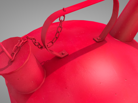 Gas Station Oil Can 50s Modèle 3D