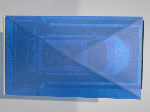 Car Parking Cover Model 3D