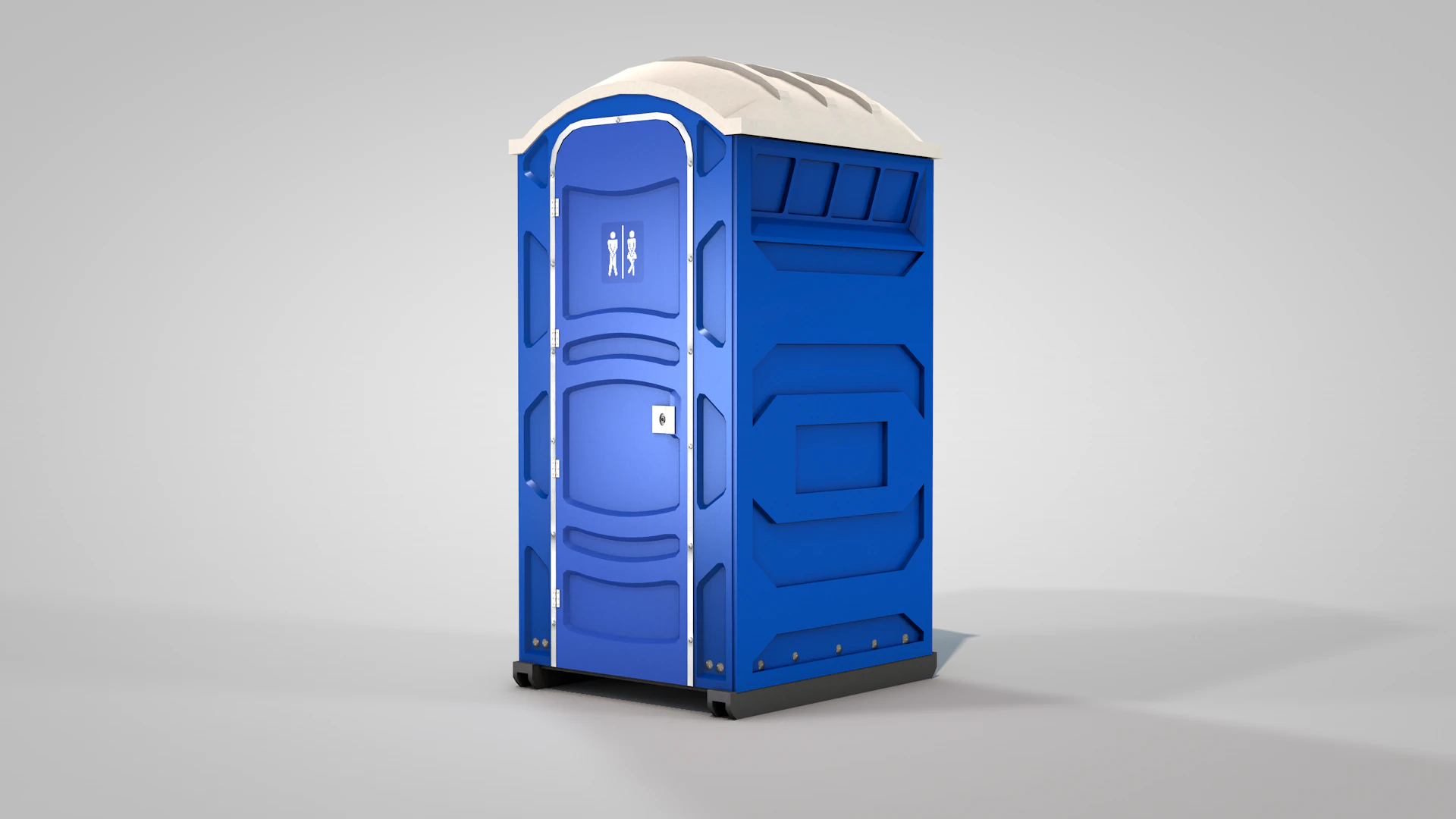 Portable Toilet 3D Model .c4d .max .obj .3ds .fbx .stl .blend 