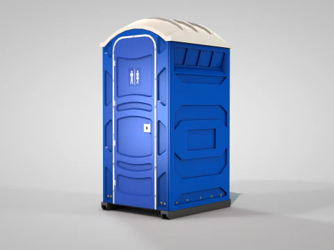 Portable Toilet 3D Model