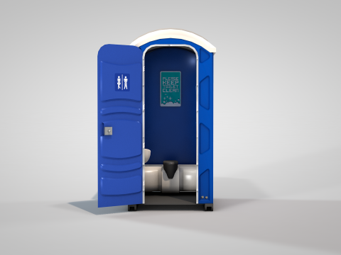 Portable Toilet Modelo 3D