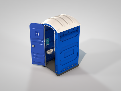 Portable Toilet Modelo 3D
