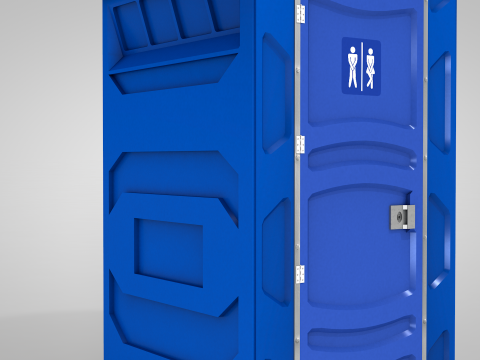 Portable Toilet Modelo 3D