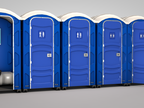 Portable Toilet Modelo 3D